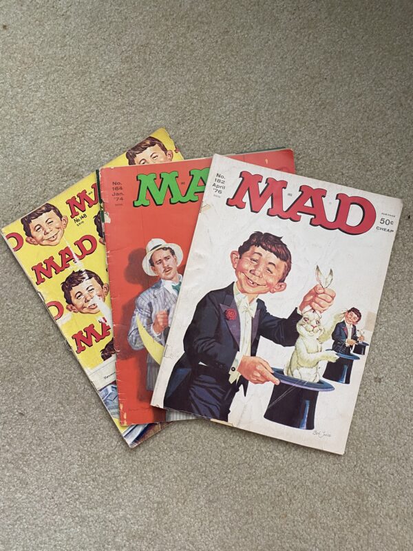 3 Collectable MAD Magazines
